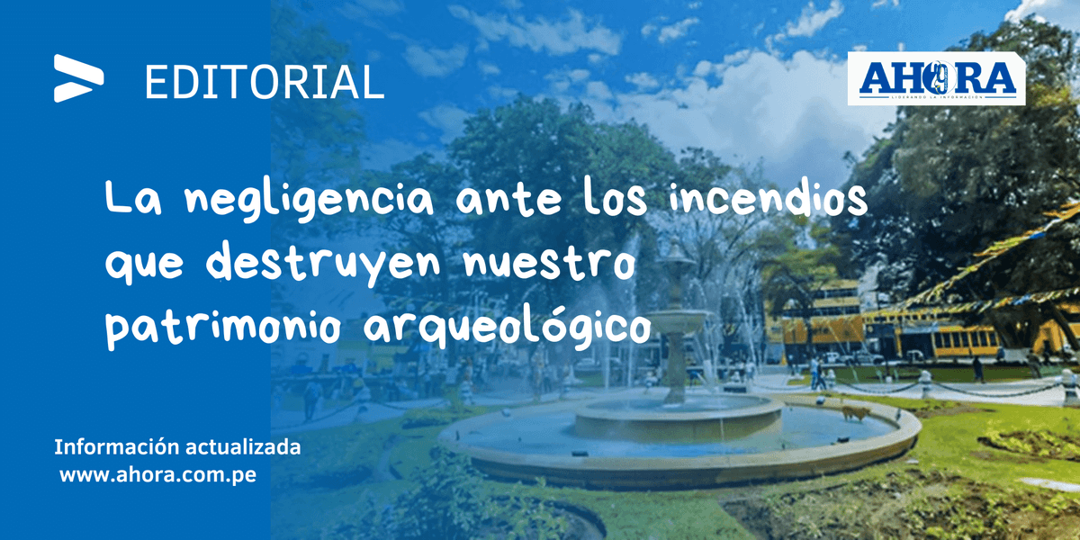 La negligencia ante los incendios que destruyen nuestro patrimonio arqueológico