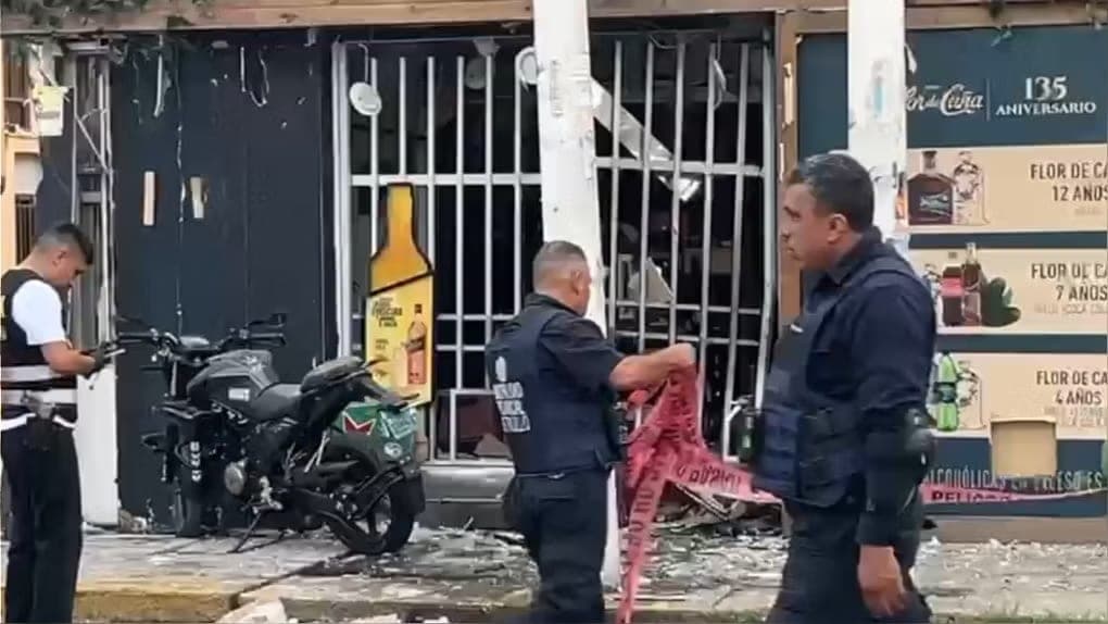 Revelan que atentados con explosivos contra cadena de licorerías fue con control remoto