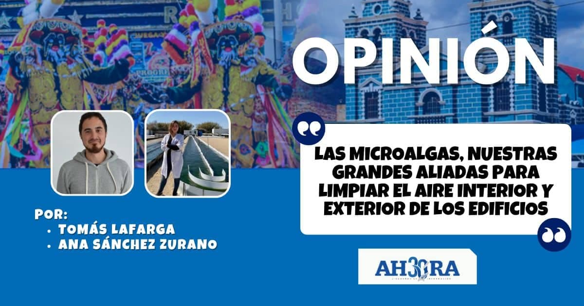 Las microalgas, nuestras grandes aliadas para limpiar el aire interior y exterior de los edificios