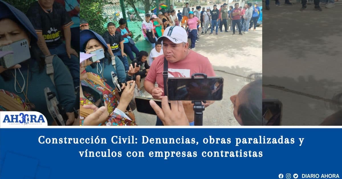 Construcción Civil en Huánuco: Denuncias, obras paralizadas y vínculos con empresas contratistas