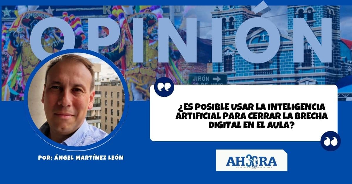 ¿Es posible usar la inteligencia artificial para cerrar la brecha digital en el aula?