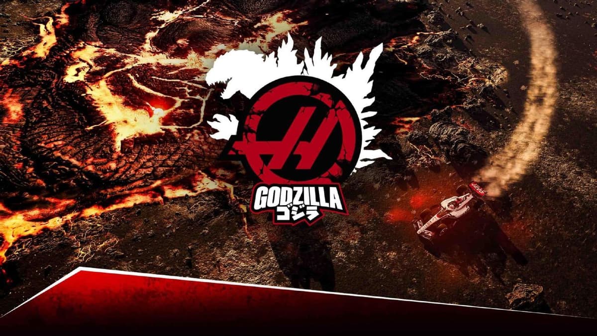 Haas F1 sorprende: ¡Godzilla decora sus monoplazas!