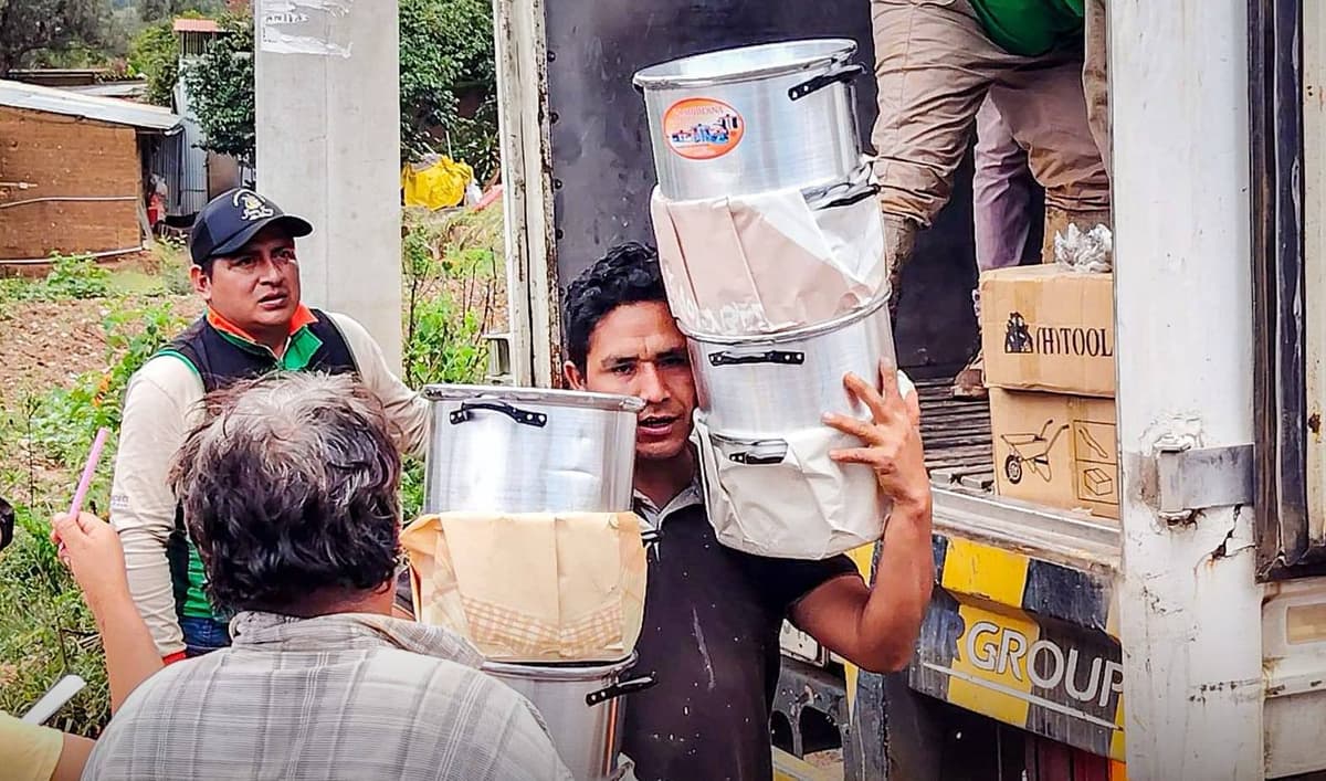 Campaña de apoyo para damnificados por las lluvias