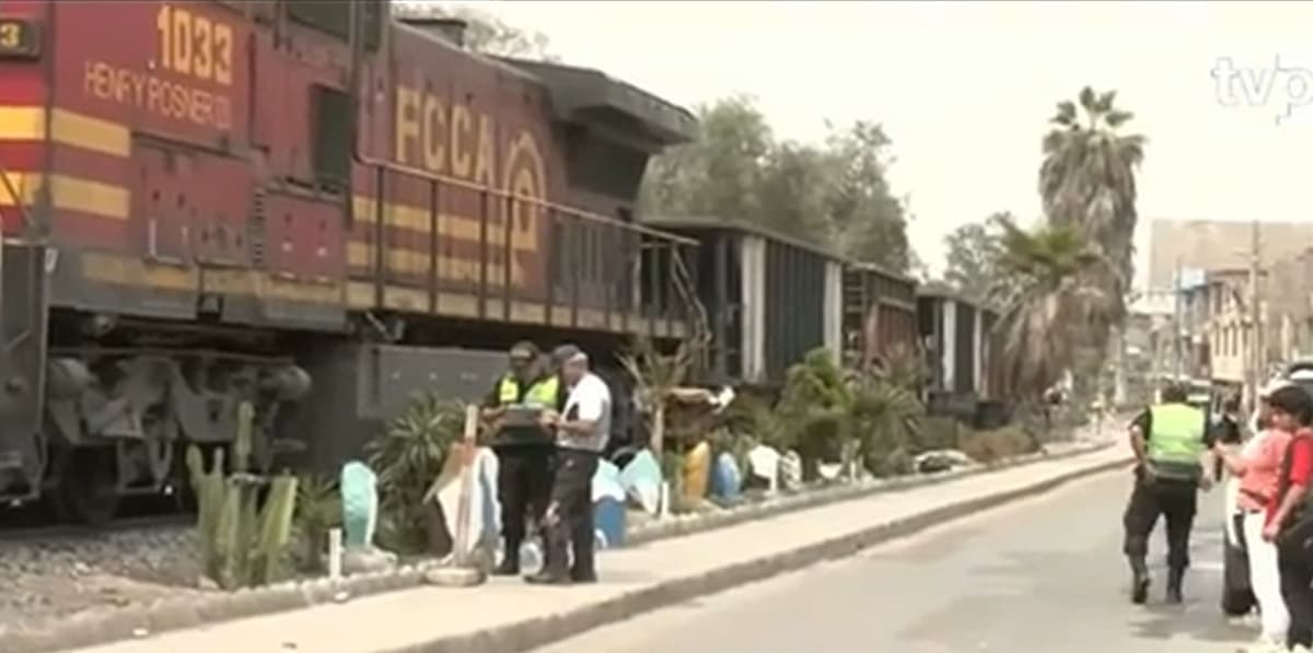 Santa Anita: hombre muere tras ser atropellado por un tren y aún no ha sido identificado