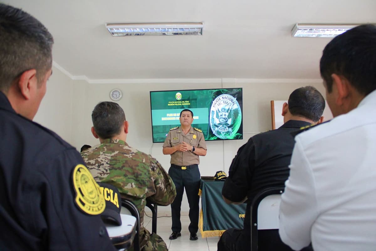 Policía en Huánuco activa plan de seguridad para resguardar las Elecciones 2026