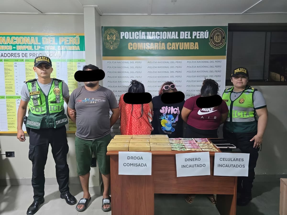 Caen tres mujeres con droga adherida al cuerpo en control policial de Cayumba