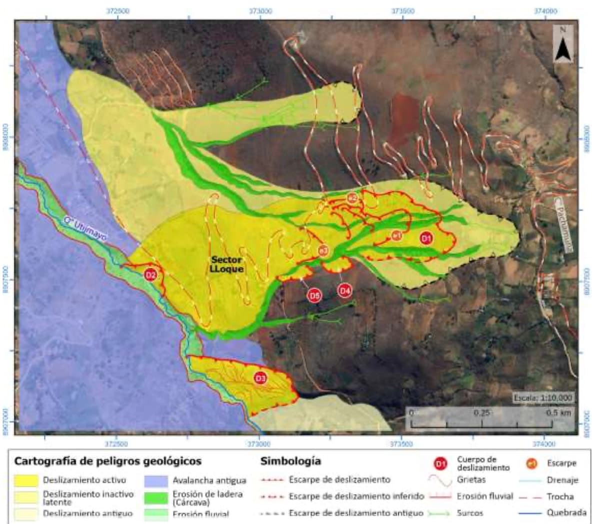Alerta: INGEMMET confirma peligro alto por deslizamientos en caserío de Santa María del Valle