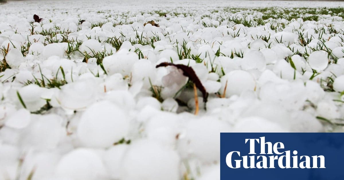 Granizo cubre Túnez y Argelia como nieve