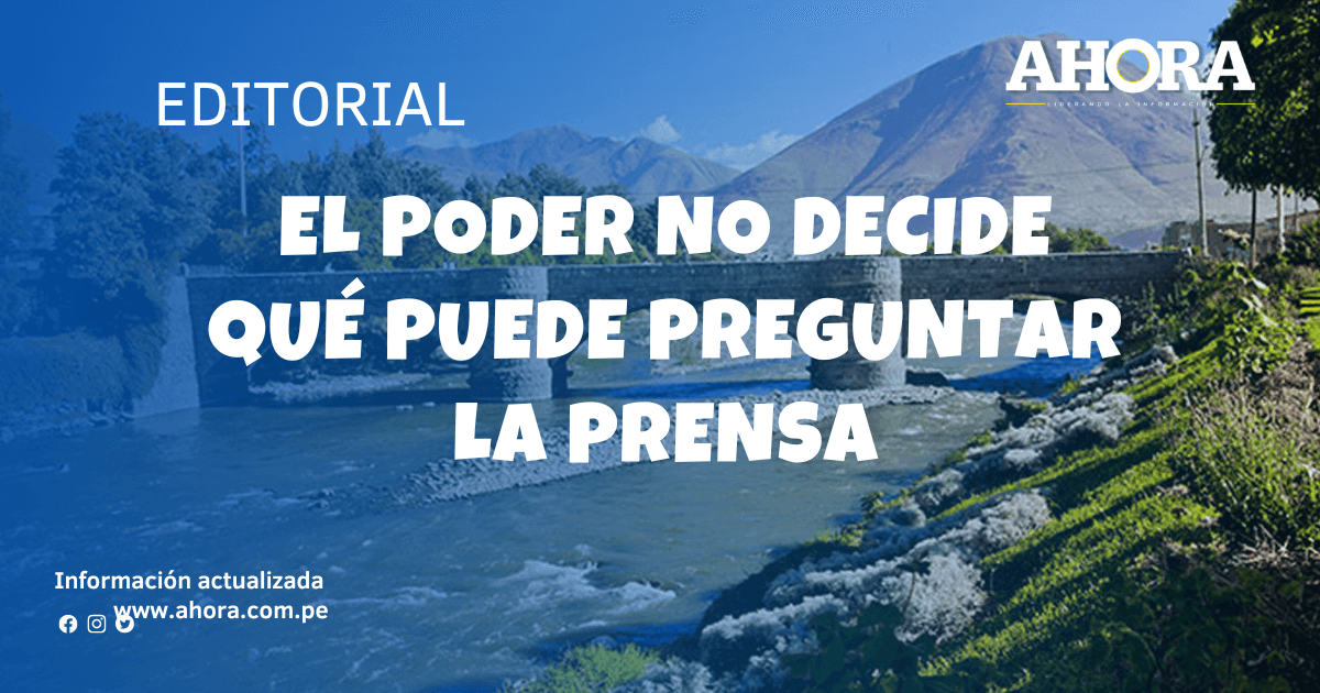 El poder no decide qué puede preguntar la prensa