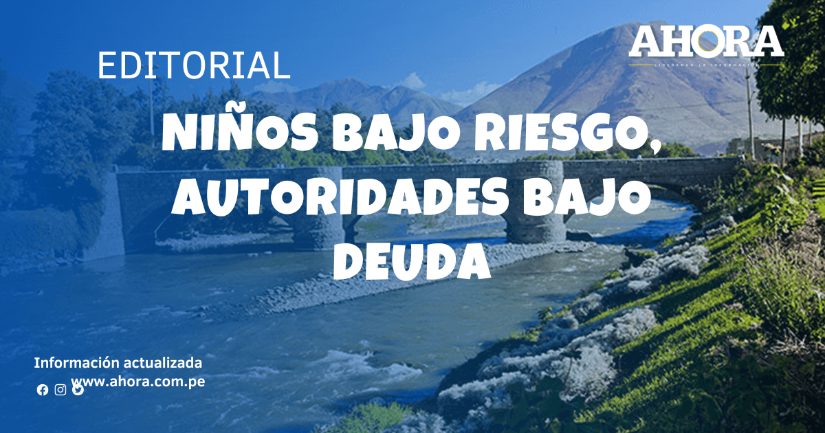 Niños bajo riesgo, autoridades bajo deuda