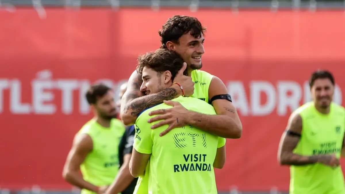 Julián Alvarez recupera la sonrisa en el Atlético
