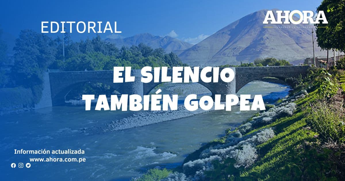 El silencio también golpea