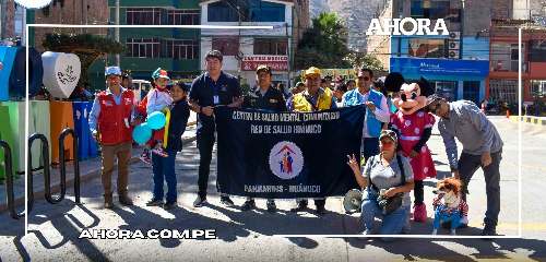 Centro Emergencia Mujer y vecinos celebraron el Día de La Alegría con pasacalle