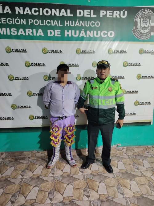 Danzante de “Los Negritos” es detenido por requisitoria vigente por omisión de asistencia familiar