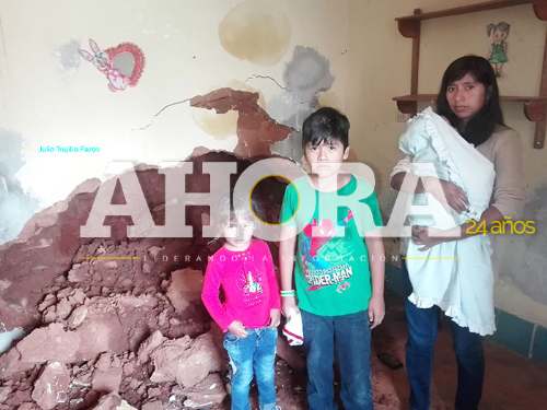 A punto de desplomarse vivienda por filtración de aguas servidas