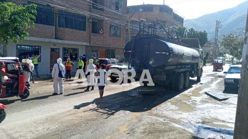 Inician desinfección de calles en San Luis