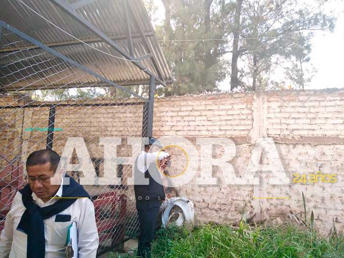 Colegio Industrial HV sufre robo de autopartes