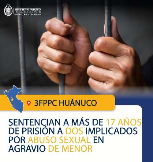 Condenan a dos implicados a casi 18 años de prisión por violación sexual contra menor en Churubamba