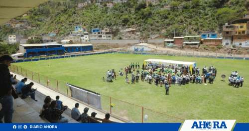 Nuevo estadio de Ambo será 200 metros más grande y tendrá capacidad de 8,200 espectadores