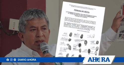 Pachitea declara persona no grata al Gobernador Regional de Huánuco, Antonio Pulgar Lucas