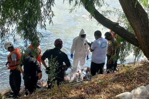 Joven fue hallado sin vida en río Huallaga, cerca al puente Calicanto