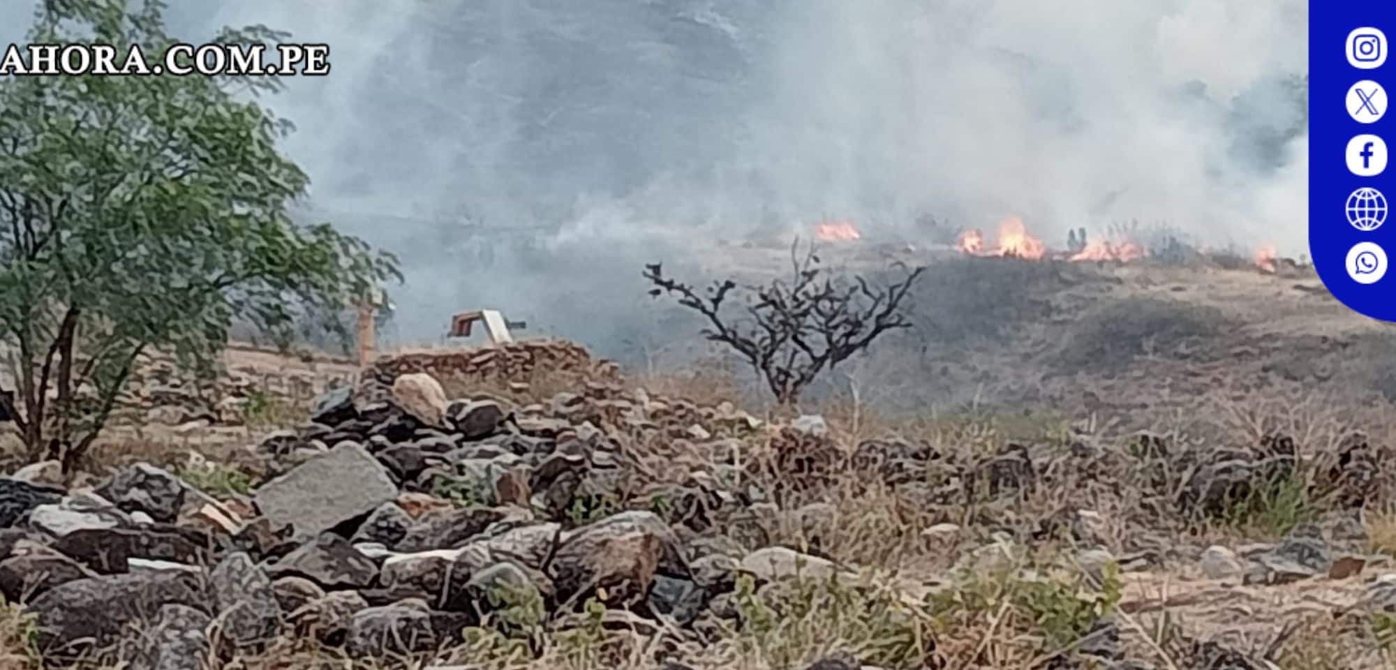 Huánuco en alerta: Incendios forestales y riesgos agroclimáticos