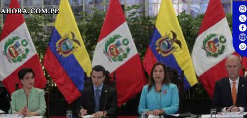 Así se desarrolla el Encuentro Presidencial y Gabinete Perú – Ecuador
