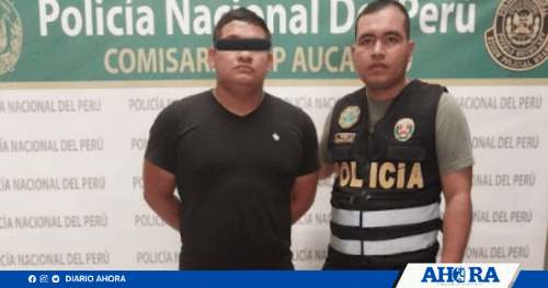Detienen en Aucayacu a hombre buscado por hurto agravado