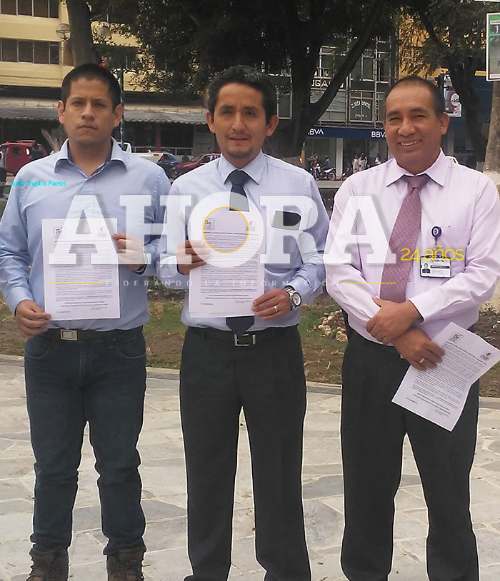 Inspectores de la Sunafil hacen un plantón