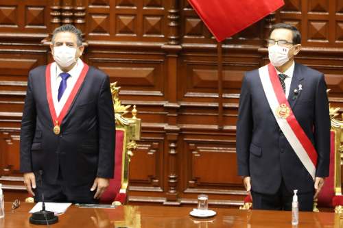 Martín Vizcarra y Manuel Merino se reunirán tras intento de vacancia presidencial