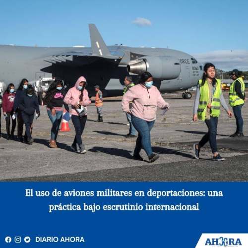El uso de aviones militares en deportaciones: una práctica bajo escrutinio internacional
