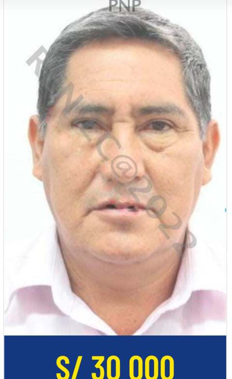 Exgobernador Juan Alvarado en la lista de los más buscados del Ministerio del Interior