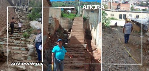 Lanzan programa de construcción de 27 escalinatas y 6 losas deportivas
