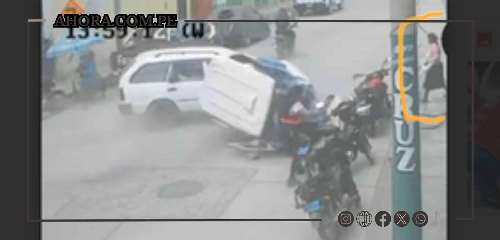 Conductor irresponsable causa accidente que deja dos heridos graves