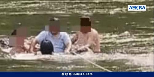Discusión termina en intento de suicidio: Serenazgo de Huánuco rescata a pareja en el río