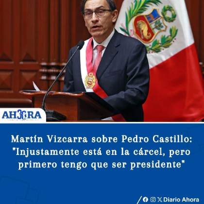 Martín Vizcarra sobre Pedro Castillo: "Injustamente está en la cárcel, pero primero tengo que ser presidente"