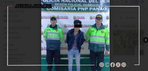 Detienen a sujeto por presunta violación sexual de menor de edad en Panao