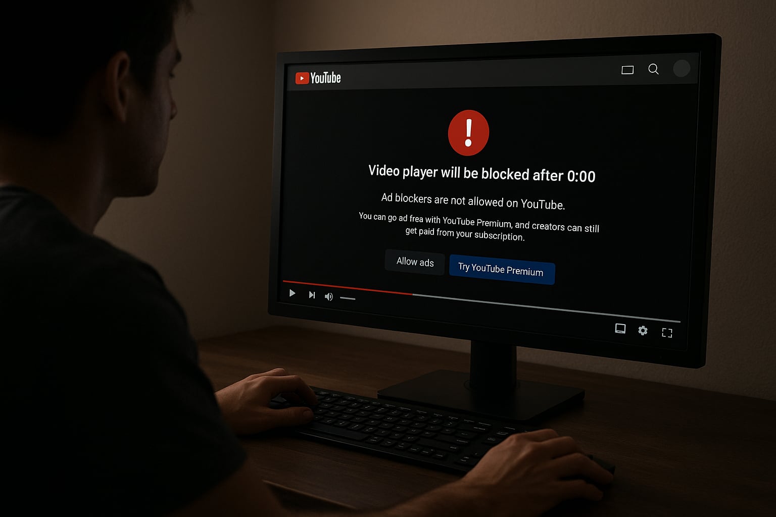 Google restringe el acceso a YouTube sin anuncios si usas bloqueadores