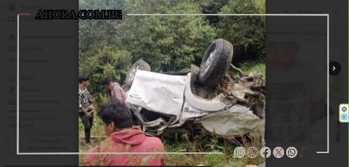 Tragico accidente vehicular en Santo Toribio La Punta, Umari, Pachitea