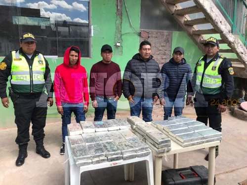 JULIACA| Incautan más de 40 kilos de cocaína [FOTOS]