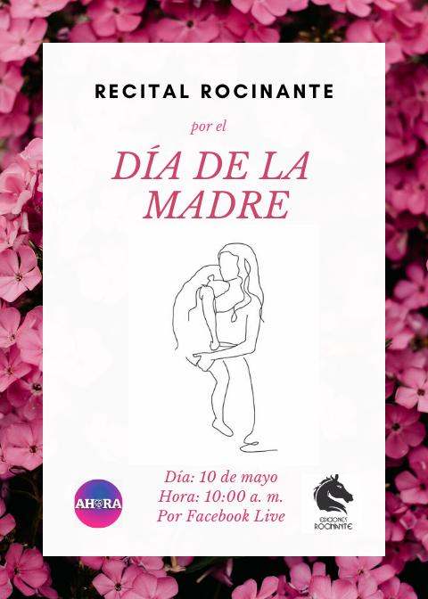 Gran recital literario en Facebook Live por el Día de la Madre