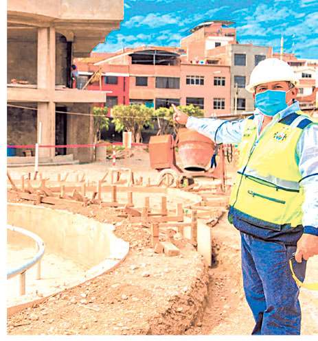 Amarilis se reactiva con 400 puestos de trabajos en obras