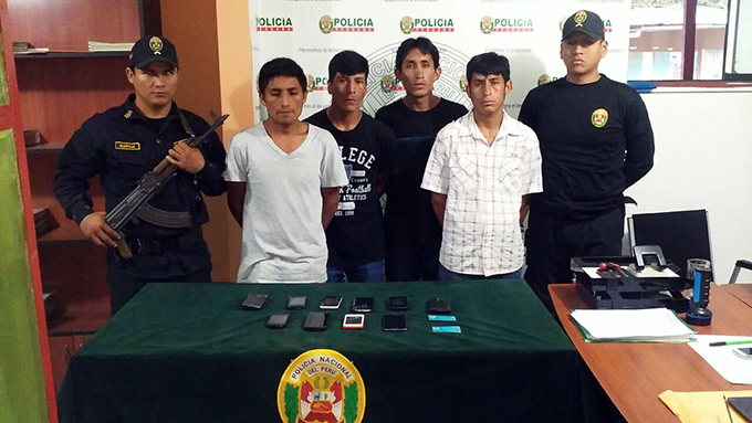 Capturan dos bandas dedicadas al hurto de celulares