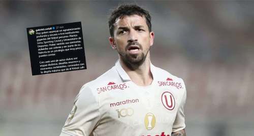 Tras un emotivo comunicado de Gabriel Costa acerca de su paso por el fútbol peruano, surge la interrogante: ¿Se aleja definitivamente de las canchas?