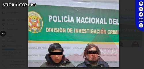 Desarticulan banda 'Los Chinitos' sospechosos de hurto agravado
