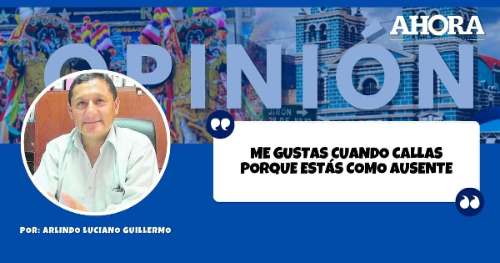ME GUSTAS CUANDO CALLAS PORQUE ESTÁS COMO AUSENTE