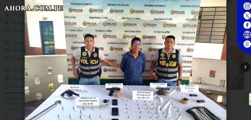 Detención en Monzón por tenencia ilegal de armas 