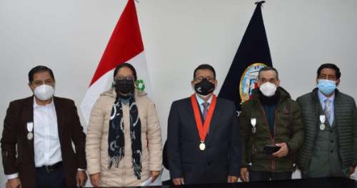 Juramentan a Jueces de Paz de Pasco y Daniel Alcides Carrión