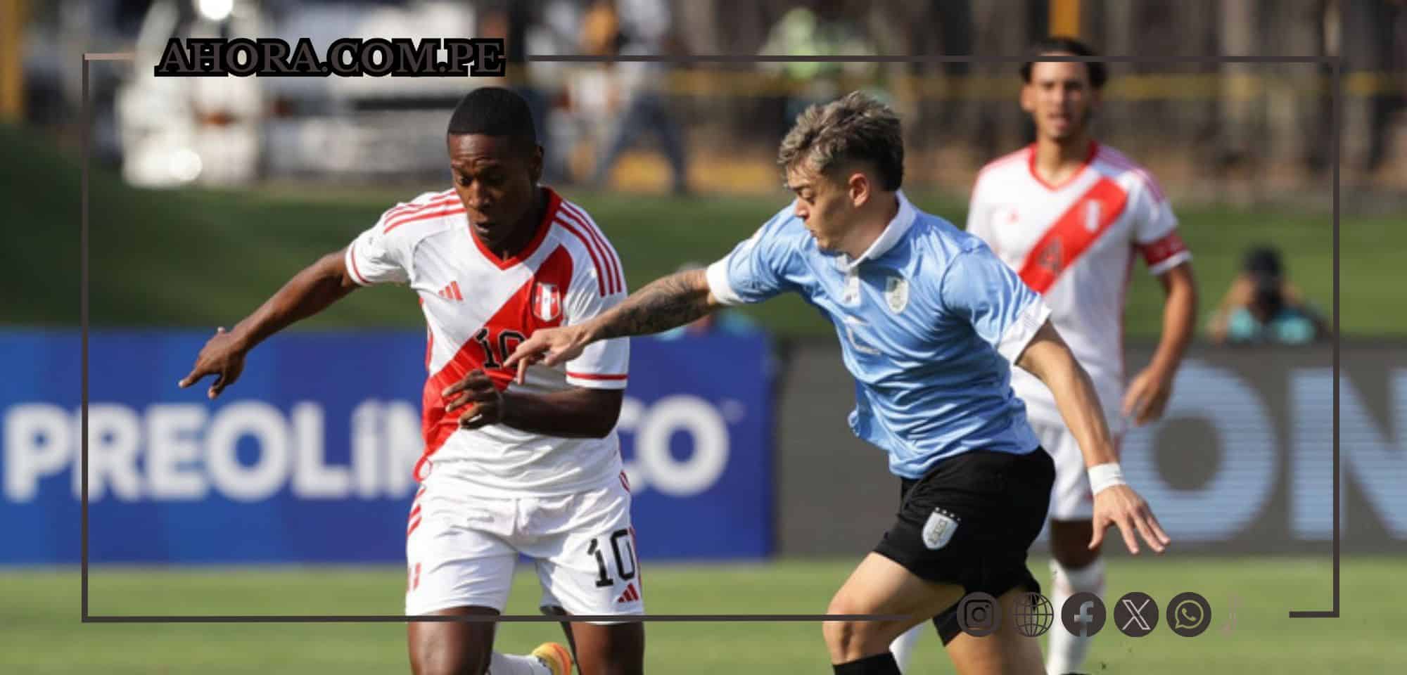 Perú cae goleado ante Uruguay y queda eliminado del Preolímpico