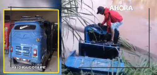 Transportista encuentra su bajaj totalmente desmantelado